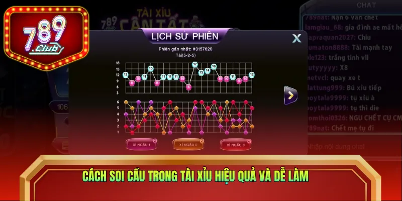 Cách soi cầu trong tài xỉu hiệu quả và dễ làm